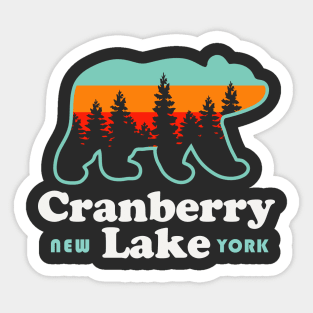 Cranberry Lake New York Hiking Fishing Camping Sticker